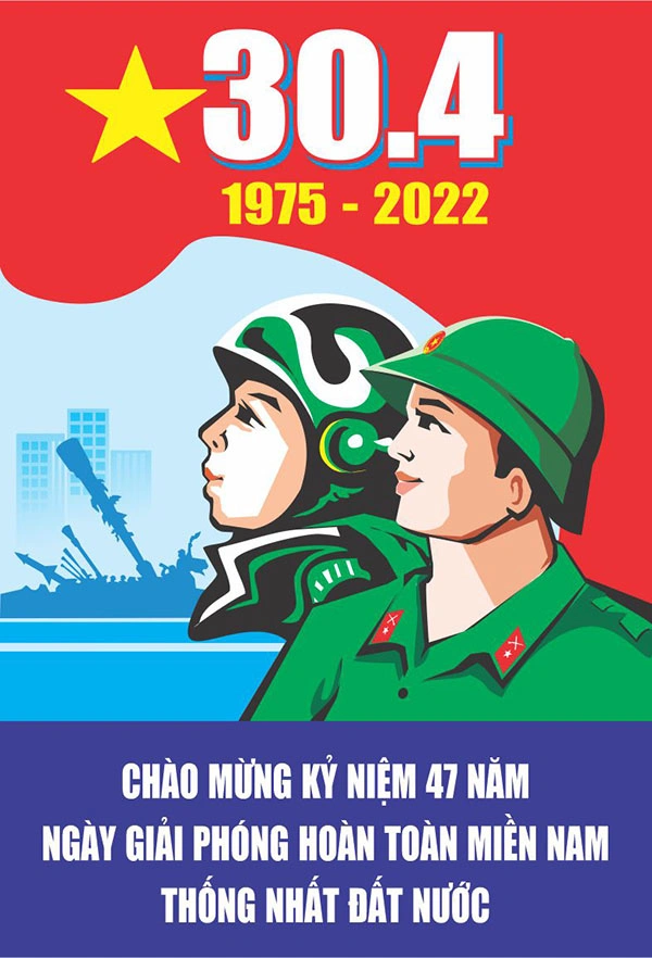 Mẫu Poster Chào Mừng Kỷ Niệm 30/4 - 1/5 File Vector CDR Thiết Kế Sẵn