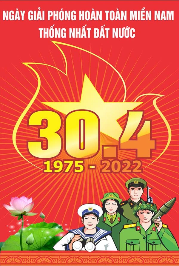 Poster 30/4 - 1/5 đẹp, file vector CDR thiết kế sẵn dễ chỉnh sửa