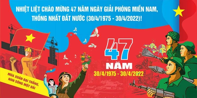 Mẫu Banner Chào Mừng 30/4 - 1/5 File Vector CDR Thiết Kế Sẵn Chuyên Nghiệp