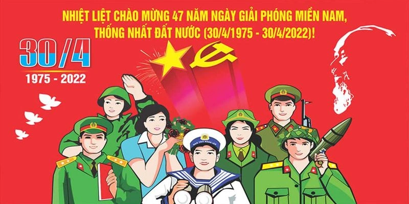 Mẫu Banner Chào Mừng Kỷ Niệm 30/4 và 1/5 File Vector CDR Chuyên Nghiệp