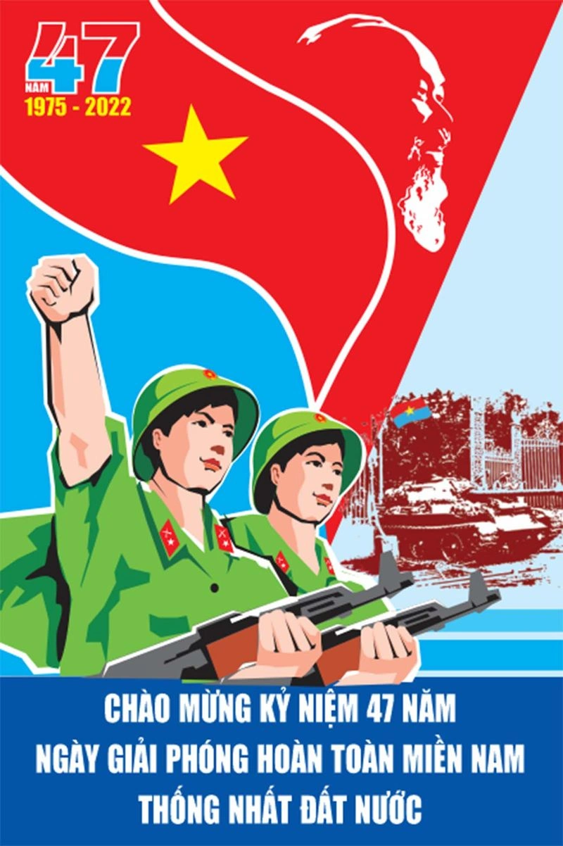 Tải mẫu phướn 30/4 và 1/5 file vector Corel (CDR) chuẩn in ấn