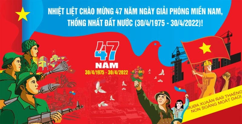 Mẫu Pano Kỷ Niệm 30/4 và 1/5 File CDR Thiết Kế Chuẩn In Ấn