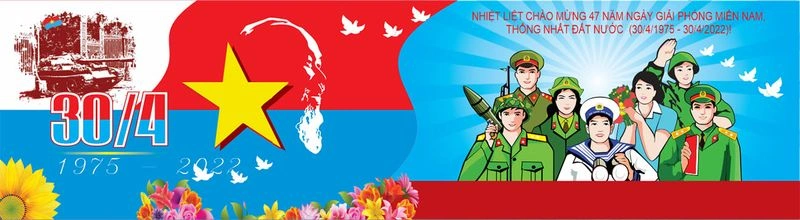Mẫu Pano Chào Mừng Ngày Lễ 30/4 và 1/5 File Corel (CDR) Vector Đẹp, Sắc Nét