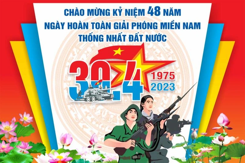 Mẫu Pano Kỷ Niệm 30/4 và 1/5 File Corel (CDR) Vector Chuẩn In Ấn