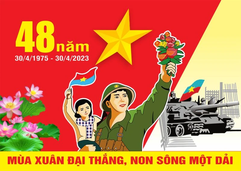 Mẫu Pano Kỷ Niệm 30/4 và 1/5 File CDR Chuyên Nghiệp Cho In Ấn