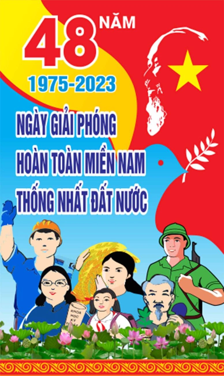 Tải file phướn 30/4 và 1/5 vector CorelDraw (CDR) chất lượng cao