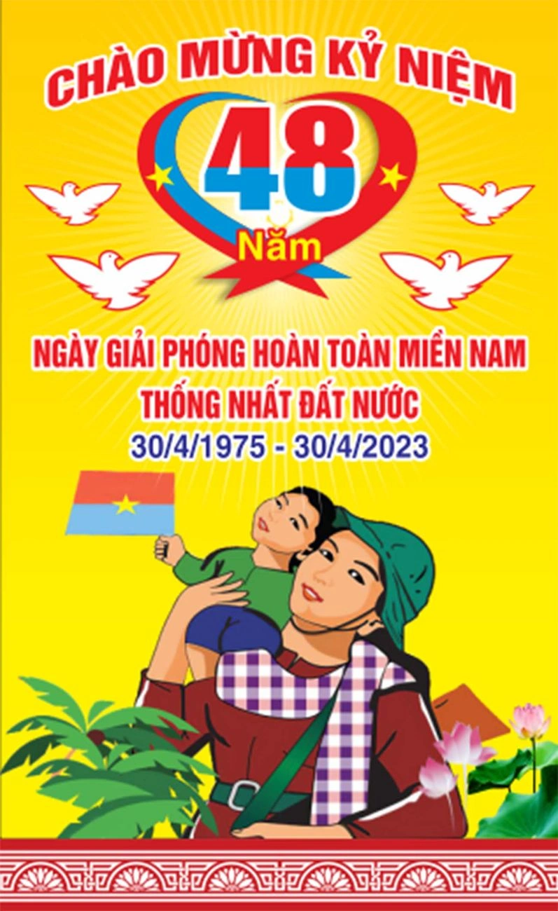 Mẫu Phướn 30/4 và 1/5 File CDR Chuẩn In Ấn - Vector Corel Thiết Kế Sẵn