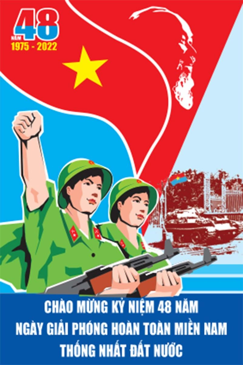 Mẫu thiết kế phướn 30/4 và 1/5 file Corel (CDR) vector chuyên nghiệp