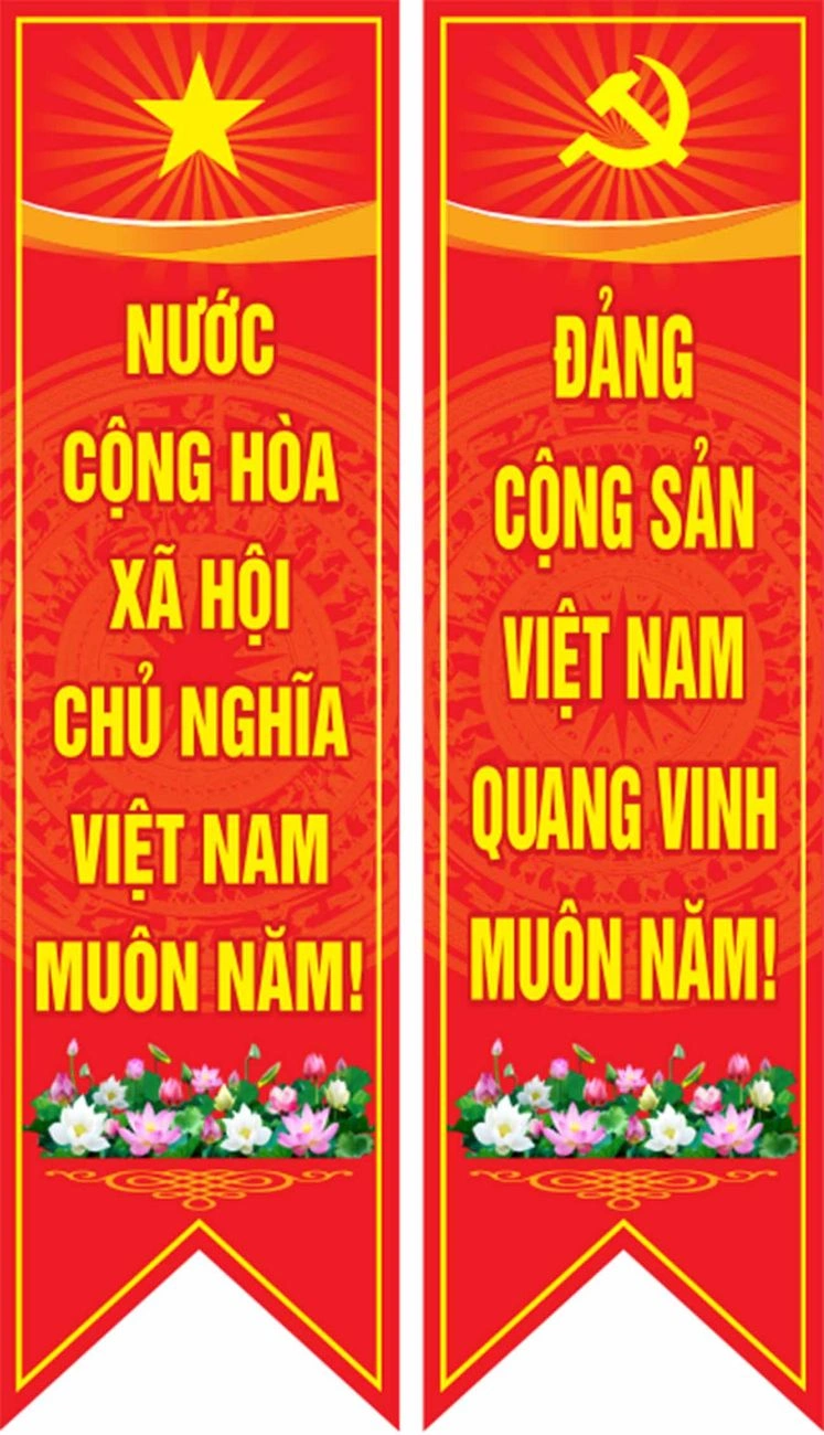 Mẫu Phướn 30/4 và 1/5 File Corel (CDR) Vector Đẹp, Sắc Nét