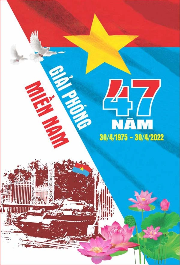 Mẫu Poster Chào Mừng Ngày 30/4 và 1/5 File Corel (CDR) Vector Đẹp