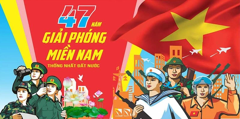 Mẫu Banner 30/4 và 1/5 Vector (File CDR) - Thiết kế kỷ niệm ngày Giải phóng miền Nam