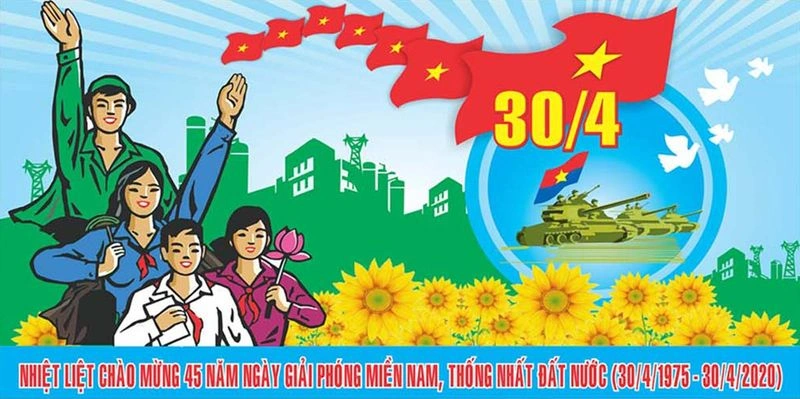 Mẫu Banner Chào Mừng Ngày Lễ 30/4 và 1/5 File Vector CDR Chuyên Nghiệp