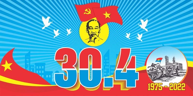 Mẫu Banner Chào Mừng 30/4 và 1/5 File Vector CDR Chuyên Nghiệp